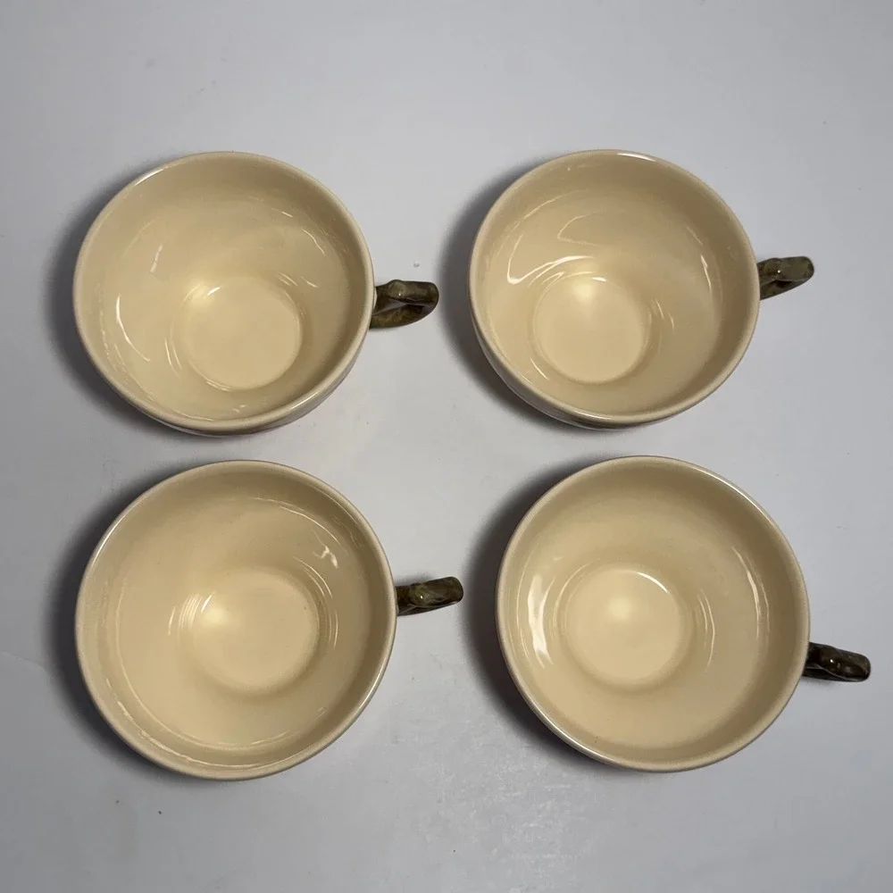 Franciscan Desert Rose Tea Cups and Saucers Set of 4 Johnson Brothers England